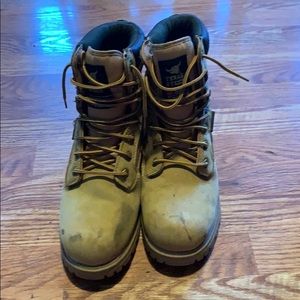 Men’s Texas Steer Boots.  Not timberlands